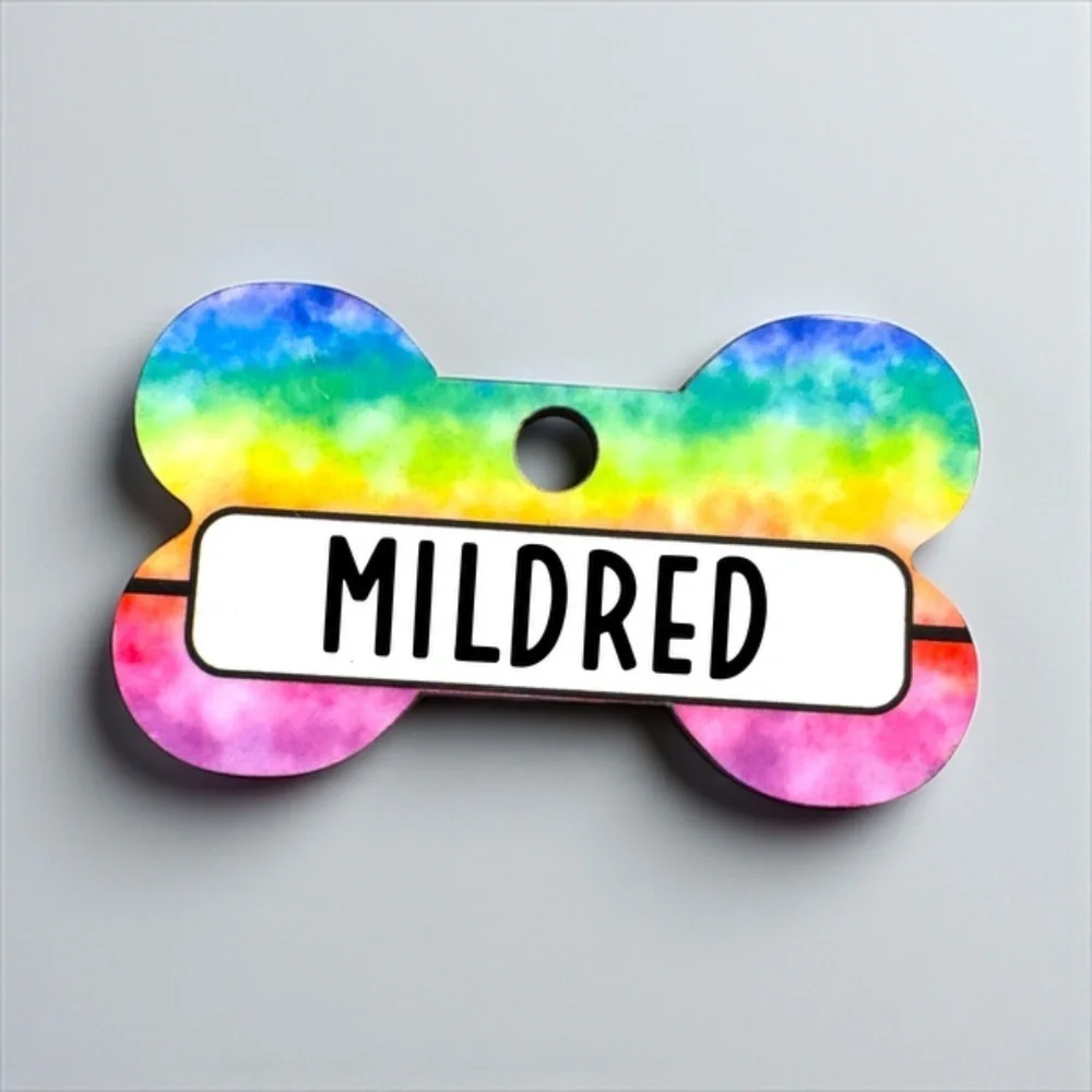 Paw-some Personalized Pet ID Tags: Make Them Unique! Double-sided I Handmade